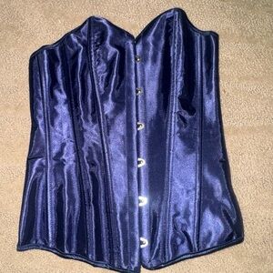 Elegant Blue Corset